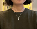 ENZO 經(jīng)典彩寶系列 18K金鑲海藍(lán)寶石彩色寶石吊墜送銀鏈  七夕禮物 海藍(lán)寶（吊墜不含鏈） 曬單實(shí)拍圖