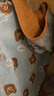 迷你巴拉巴拉嬰兒連體衣棉服外出幼兒衣服保暖雙面絨兩面穿外套2025冬新款 綠咖色調(diào)00345 73cm 曬單實拍圖