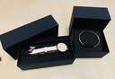 丹尼爾惠靈頓（DanielWellington）dw手表女 簡(jiǎn)約時(shí)尚女士手表石英歐美腕表 生日禮物送女友 金色邊白盤(pán)DW249+金色小號手鐲 曬單實(shí)拍圖