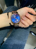 瑞士浪琴手表女士時(shí)尚奢華自動(dòng)機械表鏤空防水夜光名牌專(zhuān)用女腕表 L520鋼帶款玫金藍面 送手鏈 曬單實(shí)拍圖