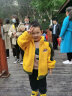 MQD童装男童仿羊羔绒立领外套冬装新款儿童加厚保暖卫衣开衫 阳光黄 120cm(120cm) 实拍图