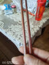 双枪（Suncha）筷子 20双装原木铁木筷子家用实木筷子套装 实拍图