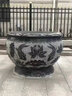 京石云石雕魚(yú)缸青石仿古庭院花園陽(yáng)臺養魚(yú)水槽圓缸擺件戶(hù)外花盆石槽魚(yú)缸 精雕八魚(yú)龍門(mén)款｜直徑120cm 曬單實(shí)拍圖