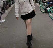 雅鹿打底褲女光腿神器秋冬絲襪女假透肉自然一體加絨加厚打底褲襪外穿 裸感膚色 1條 均碼 220g加絨款-適合6-15度 曬單實(shí)拍圖