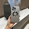 貝克拉適用蘋果16promax手機殼新款磨砂玻璃Magsafe磁吸鏡頭全包防摔保護(hù)套高檔商務(wù)男士簡約女款 【沙漠金】磁吸充電+防爆防摔+防指紋手汗 iPhone 16 Pro Max 曬單實拍圖