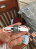 Snowkids蘋果數(shù)據(jù)線快充充電寶短線0.25米便攜迷你iphone13/12SE/11/Xs Max/XR/8/7/6s plus/iPad電源線白 曬單實拍圖