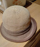 香雪羽秀太陽(yáng)帽子女士春夏季薄款防曬帽女圓頂百搭小禮帽女新款出游遮陽(yáng)帽 米色 56-58cm 曬單實(shí)拍圖
