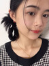 Holycat懷里貓S925銀朱砂耳線(xiàn)復古氣質(zhì)高級感曲線(xiàn)相思紅豆耳飾生日情人節禮物女 925銀-朱砂耳線(xiàn)【約6mm】 曬單實(shí)拍圖