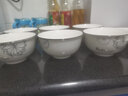 蘇氏陶瓷（SUSHI CERAMICS）湯盤子蒲公英簡(jiǎn)約家用陶瓷菜盤子8英寸4只套裝中餐具 曬單實(shí)拍圖