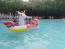 INTEX 57561 独角兽充气坐骑游泳圈成人充气玩具浮排浮床加厚水上儿童坐骑 实拍图