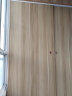 骏德 衣柜推拉门 简易木质柜子衣橱简约推拉门衣柜 木 浅胡桃色（加厚板材） B款长140cm+顶柜 实拍图