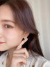 寶曼丹 BORMENDAM圓圈珍珠耳環(huán)女高級(jí)感小眾氣質(zhì)時(shí)尚百搭耳釘優(yōu)雅風(fēng)耳飾耳墜送禮物 金色耳針款 曬單實(shí)拍圖
