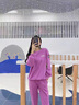COZOK高端運動品牌加絨加厚套裝女秋冬新款圓領(lǐng)套頭衛(wèi)衣休閑運動束腳長褲兩件套 灰色（秋冬加絨） M 建議【100-110斤】 曬單實拍圖