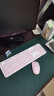 雷柏（Rapoo） X260S 键鼠套装 无线键鼠套装 办公键盘鼠标套装 电脑键盘 笔记本键盘 粉色 实拍图