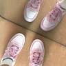 耐克酷菠蘿大童低幫運動(dòng)鞋冬季男女童耐穿板鞋NIKE COURT DV5456 111白/橙粉/亞紫粉 36 曬單實(shí)拍圖