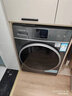 格力（GREE）滾筒洗烘一體機10KG洗衣機熱泵烘干全自動(dòng) 嵌入式核心三擎變頻DD直驅 一級能效省電 37℃體感柔烘 XQG100-RBKD1401Aa1(珍珠黑) 曬單實(shí)拍圖