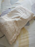 水星家纺A类提花枕套一对双人枕头套枕巾48x72-74cm星舒意 粉 实拍图