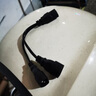 XMSJ電動車三輪車一分二地攤夜市燈電瓶連接線充電器轉(zhuǎn)換1分3品字插頭 加粗2.5平方一分三【1件】 曬單實拍圖