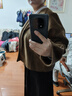 皮爾卡丹（pierre cardin）時(shí)尚套裝女2023秋季新款女裝氣質(zhì)秋冬裝搭配一整套大碼微胖mm高 咖色外套+黑色半身裙  XL 建議120-140斤 曬單實(shí)拍圖