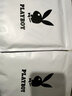 PLAYBOY花花公子內(nèi)褲男士?jī)?nèi)褲冰絲網(wǎng)眼男無(wú)痕中腰白色夏透氣短褲四角褲頭 白色網(wǎng)眼 4條 XXL 曬單實(shí)拍圖