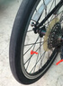 朝陽(yáng) 自行車(chē)輪胎20X1.35折疊車(chē)胎防刺耐磨內外胎406半光頭20寸車(chē)胎 全黑 30TPI 【外胎+內胎】美嘴48mm 曬單實(shí)拍圖