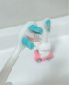 恐龙医生（PROTEFIX）儿童牙刷1-3-6岁婴儿牙刷牙膏软毛宝宝牙刷1-2岁乳牙刷卡通汽车兔 实拍图