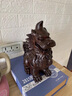 歐柏歷木雕原創(chuàng)神獸獬豸擺件律所開業(yè)律師法務(wù)法官辦公裝飾法律文創(chuàng)禮物 獬豸高12CM 曬單實(shí)拍圖