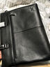 WILLIAMPOLO保羅男士手提包商務(wù)公文包真皮筆記本電腦包高檔出差律師辦公包 黑色加大版(17英寸) 15.6英寸 曬單實(shí)拍圖