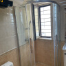箭牌（ARROW）整体淋浴房 太空铝弧扇形钢化玻璃简易淋浴房隔断 900x900x1900mm【现货6mm厚钢玻】 实拍图
