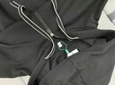 頭號青年衛(wèi)衣男連帽秋冬季簡約百搭加大碼衣服寬松運動長袖T恤男 黑 5XL  曬單實拍圖
