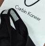 CarbinKoneer女士內(nèi)衣大胸les束胸顯小塑胸帥t運動內(nèi)衣背心式女生收副乳膠夏季 黑色 M（體重90-105斤）胸圍80-85CM 曬單實拍圖