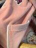 多妙屋兒童睡衣女童家居服女孩秋冬季套裝加絨加厚寶寶保暖中大童小女孩 【法蘭絨款】粉色 碧琪 44011 130cm 曬單實拍圖
