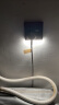 NVC雷士电工开关插座 五孔插座带人体感应 地脚灯夜灯86型插座面板 N25雾感灰 实拍图