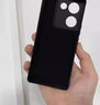 皇嶼適用vivo Y100i手機殼vivoy100i新款V2279A液態(tài)硅膠鏡頭全包防摔超薄男女保護套 vivo Y100i【素雅黑】單殼 曬單實拍圖