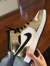 耐克（NIKE）【潮】Air Jordan aj1板鞋男女新款高幫休閑跑步運動(dòng)耐磨籃球鞋 DN4321/DH6933-100 黑白熊貓 39 GS 曬單實(shí)拍圖
