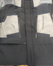 卡賓男裝 90鴨絨羽絨服秋冬新款反光印花寬松外套山系戶 煤黑色01 M /170/48 曬單實(shí)拍圖