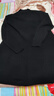 皮爾卡丹（pierre cardin）秋冬中長款羊絨衫女打底衫半高領(lǐng)長袖羊絨衫100純山羊絨毛衣 黑色 M 曬單實拍圖