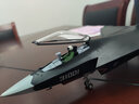 terebo特爾博 1:48殲31戰斗機模型J31飛機模型 鶻鷹合金模型 1：48殲31（黑色-導彈可拆裝） 曬單實(shí)拍圖