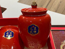 君茗若水武夷巖茶特級正山小種紅茶高檔茶葉禮盒裝濃香型茶禮送禮客戶(hù)領(lǐng)導 龍鳳呈祥紅茶禮盒紅色 曬單實(shí)拍圖