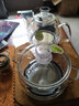 金灶（KAMJOVE）新中式雞翅木實木茶盤茶具套裝泡茶一體機茶海茶臺整套茶具R-350A 配茶爐G9+陶瓷茶具+茶渣桶 曬單實拍圖