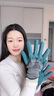 喬美婷防水防寒保暖冰箱冷庫專用乳膠勞保耐磨工作低溫液氮冰箱防凍手套 加厚拉絨輪胎橡膠手套 曬單實拍圖
