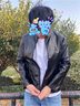 花花公子（PLAYBOY）皮夾克男2025春秋新款立領(lǐng)潮流時(shí)尚百搭上衣男休閑韓版修身外套男 黑色 Q-YHHH8802 XL 曬單實(shí)拍圖