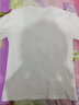 歐洛黛純棉短袖t恤女寬松新款夏季韓版半袖女士上衣百搭T白色短袖女裝 白色四方熊  M 曬單實(shí)拍圖