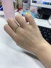 ziz穗穗平安情侶戒指一對七夕情人節(jié)禮物對戒紀念日送女友送老婆愛人 【金色】穗穗平安戒指+真愛花盒 曬單實拍圖