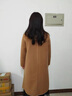 蔻伊婭雙面羊毛呢外套女秋冬季中長(zhǎng)款2025新品女士大衣女韓版品牌女裝 奶燕麥 M 【116斤-135斤】 曬單實(shí)拍圖