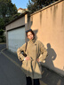 GREEN BELT城市曠野25春可立翻領(lǐng)質(zhì)感風(fēng)衣女設(shè)計(jì)感外套 曬單實(shí)拍圖