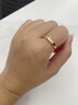 丹尼爾惠靈頓（DanielWellington）dw戒指女 星辰玫瑰金情侶對戒 求婚生日禮物送愛(ài)人 56號 DW00400224 曬單實(shí)拍圖