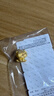 夢(mèng)金園 黃金戒指女 古法素圈足金戒指送女友生日禮物 13圈口-約1.82g 曬單實(shí)拍圖
