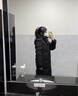 予瑾冬裝羽絨服女中長(cháng)款過(guò)膝加厚寬松藝考中戲2024冬季新款外套情侶裝 黑色升級款【帶蓄熱+五個(gè)口袋+厚 2XL 【建議160-180斤】 曬單實(shí)拍圖