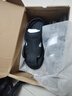 西域駱駝（VANCAMEL）包頭拖鞋男夏季外穿兩用開車爸爸真皮涼鞋男士戶外防滑軟底沙灘鞋 黑色 41 標(biāo)準(zhǔn)運動碼 曬單實拍圖